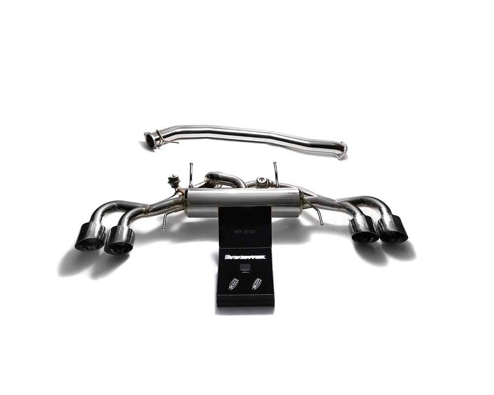 ARMYTRIX Stainless Steel Valvetronic 90mm Catback Exhaust System w/Race Y-Pipe & Quad Chrome Tips Nissan GT-R R35 2009-2021