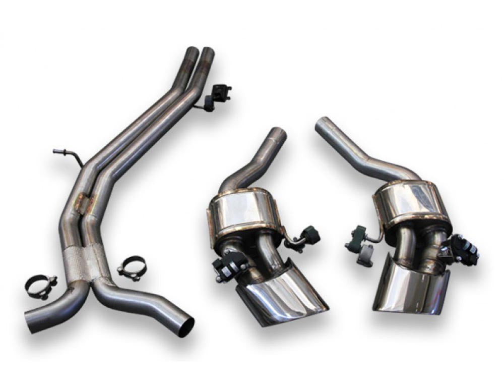 Tubi Style Exhaust w/Polished Oval Tips Audi RS4 Avant | RS5 Sportback B9 18-20