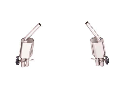Tubi Style Stainless Steel Muffler w/Valves Audi RS6 | RS7 4.0T Avant 13-20