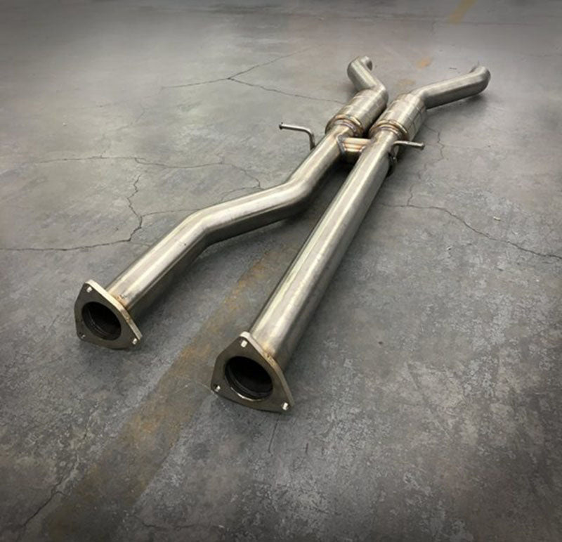 Tubi Style Stainless Steel Mid Pipes Bentley Continental GT | GTC Gen 1 04-11