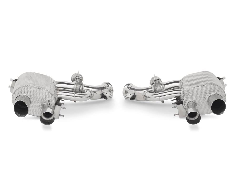 Tubi Style Stainless Steel Mufflers w/Valves Ferrari F12 12-17