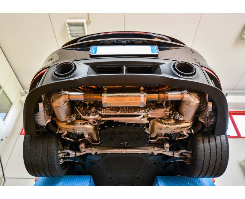 Tubi Style Stainless Steel Exhaust w/200 Cells Catalytic Converters Porsche 992 Turbo | Turbo S 2020+