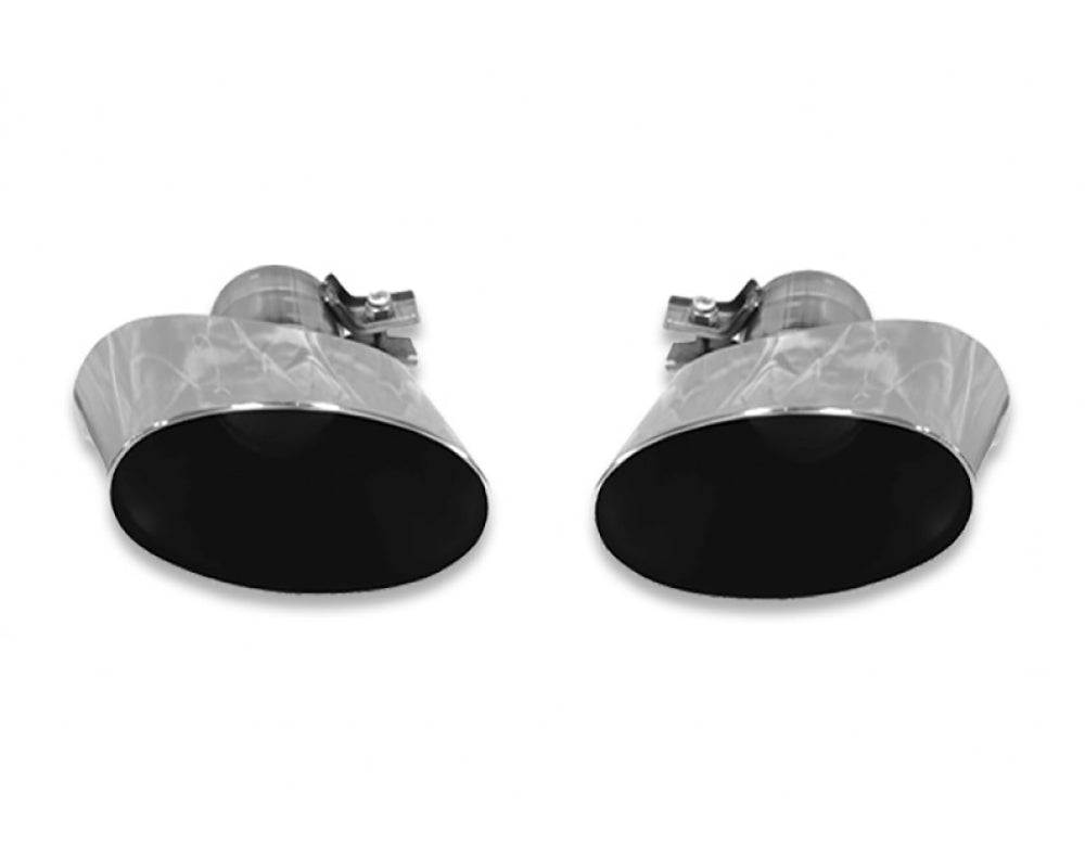 Tubi Style Oval End Tips Kit Porsche 996 Turbo/Turbo S 01-05