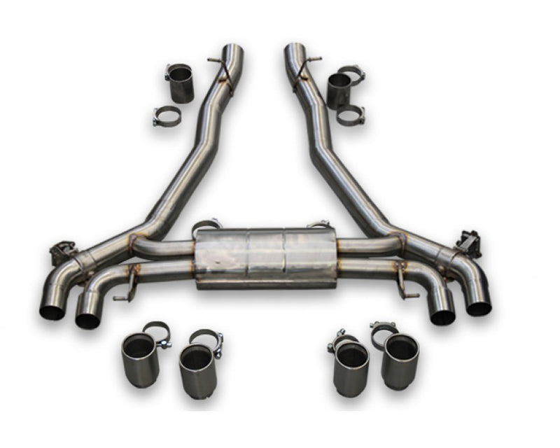 Tubi Style Rear Exhaust System w/Electric Valve BMW M5 F90 2018-2022