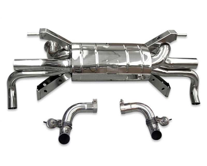 Tubi Style Loud Exhaust System w/Competition Test Pipes w/Valve Lamborghini Gallardo LP560-4 | LP550-2 | LP570-4 08-13