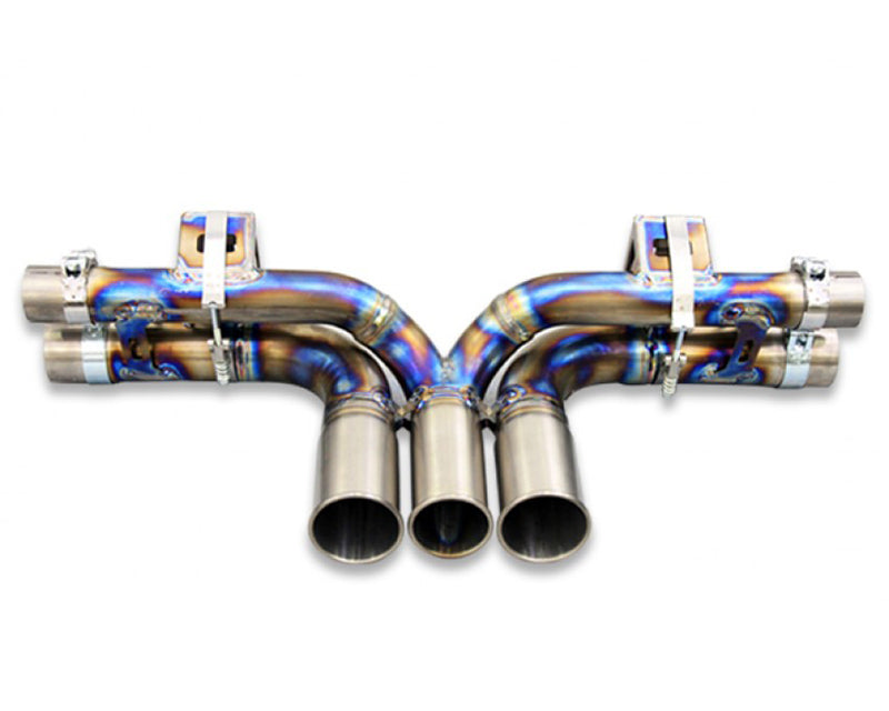 Tubi Style Titanium Race Exhaust w/Triple End Tips Porsche 911 R | 991 GT3 | 991 GT3 RS 13-19