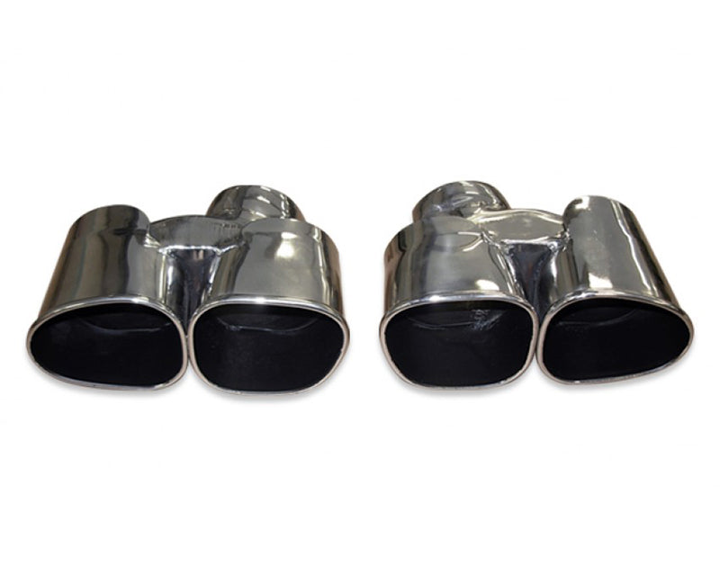 Tubi Style Exhaust Tips - Set of 4 Porsche 997 Turbo | Turbo S 07-09