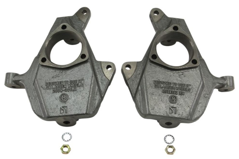 2" Drop Spindles For 1999-2006 Silverado / Sierra 1500 2WD (2007 Classic).