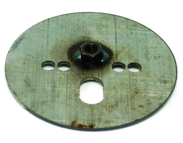 Air Spring Patten Plate With 7/16 Nut Centered 1/8" Thick X 5.5" O.D.