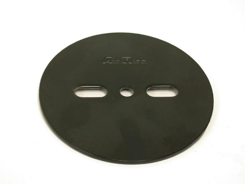 A079X - NO P-Coat Pattern Plate With Center Hole WITHOUT Powder Coat