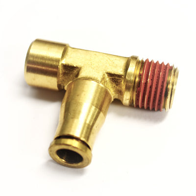 Airline Fitting Compressor Tee 1/4" NPT X 1/8" Female NPT X 1/4" Airline
