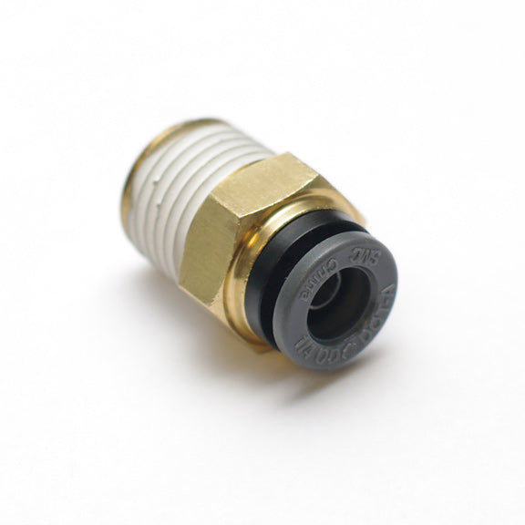 Airline Fitting Straight. 1/4" NPT To 1/8" Airline.