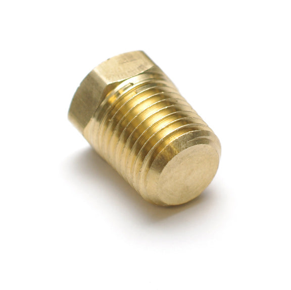Airline Fitting Plug. 1/4" NPT - Male Hex Head