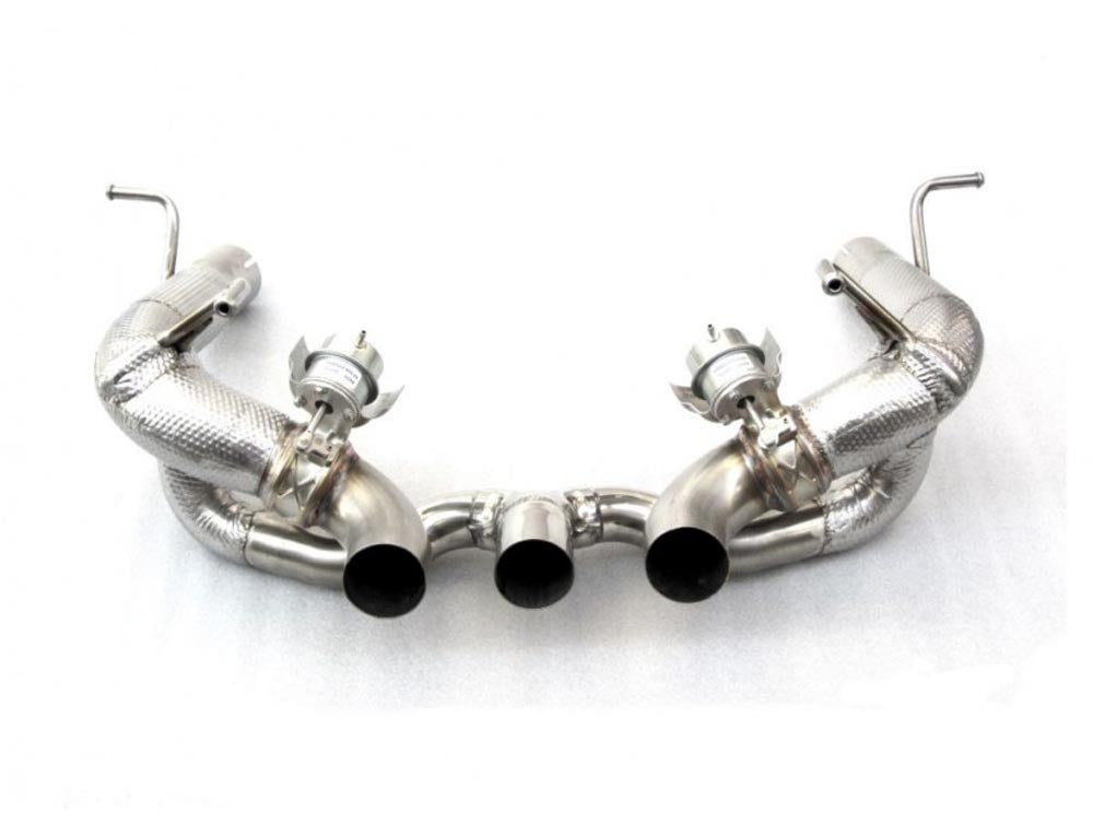 Tubi Style Straight Pipe Exhaust System w/Valves Ferrari 458 Italia | 458 Spider 10-15